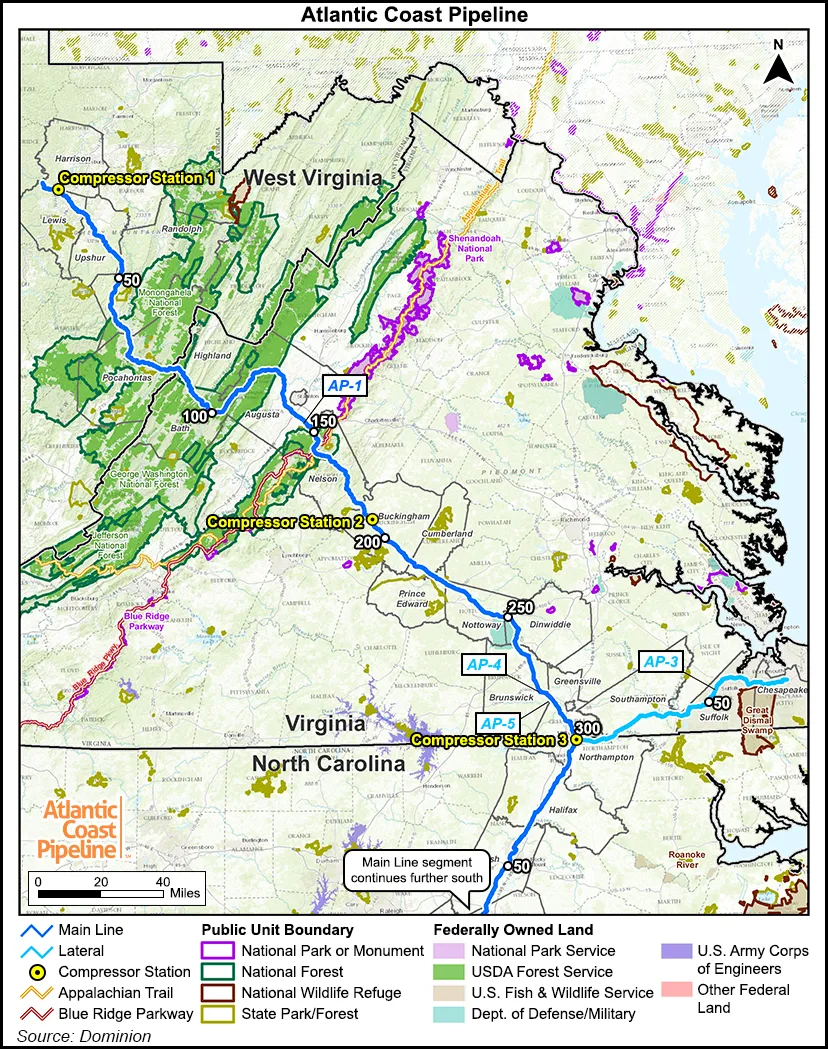 ACP, Supply Header Plans to Stabilize Work Areas OK'd by FERC