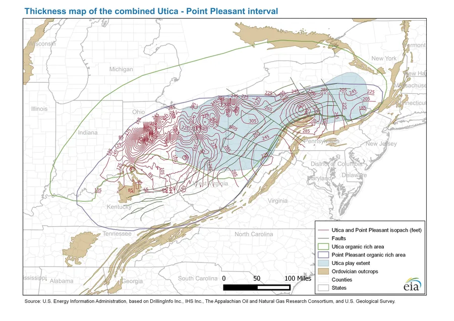 EIA Unveils New Utica/Point Pleasant Maps