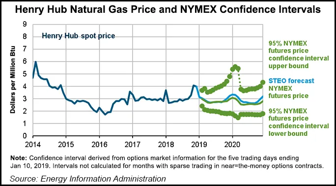 EIA's 2019 Henry Hub Price Forecast Slips to $2.89; Little Relief Seen ...