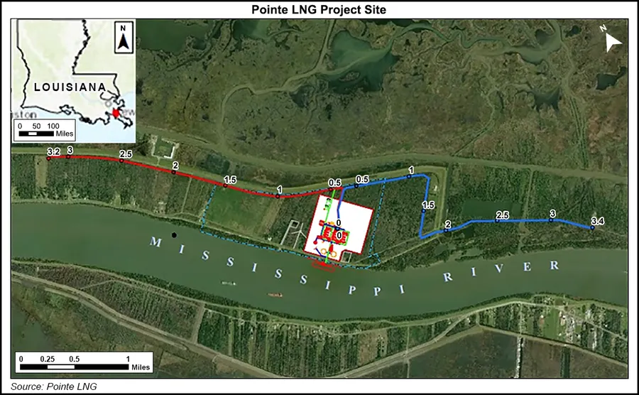 FERC Staff Planning EIS for Pointe LNG in Louisiana's Plaquemines Parish